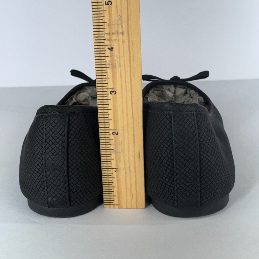 Ophelia Roe Chris Black Flats Women Size 8.5 Memory Foam Extra Comfort Ballet - Picture 8 of 12